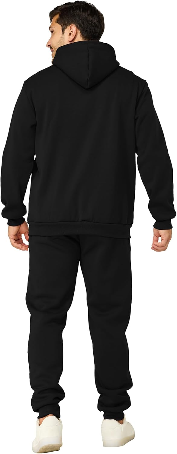 Mens Sweatsuits 2 Piece Casual Full Zip Tracksuits Zip Up Hoodie and Sweatpants Set Athletic Sweat Suits - Image 5