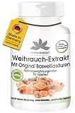 Weihrauch-Tabletten Extrakt - 90 Tabletten - Boswellia Serrata 400mg - Indischer Weihrauchextrakt - mind. 65% Boswellia-Säuren - vegan - hochdosiert | HERBADIREKT - Deutsche Apothekenqualität