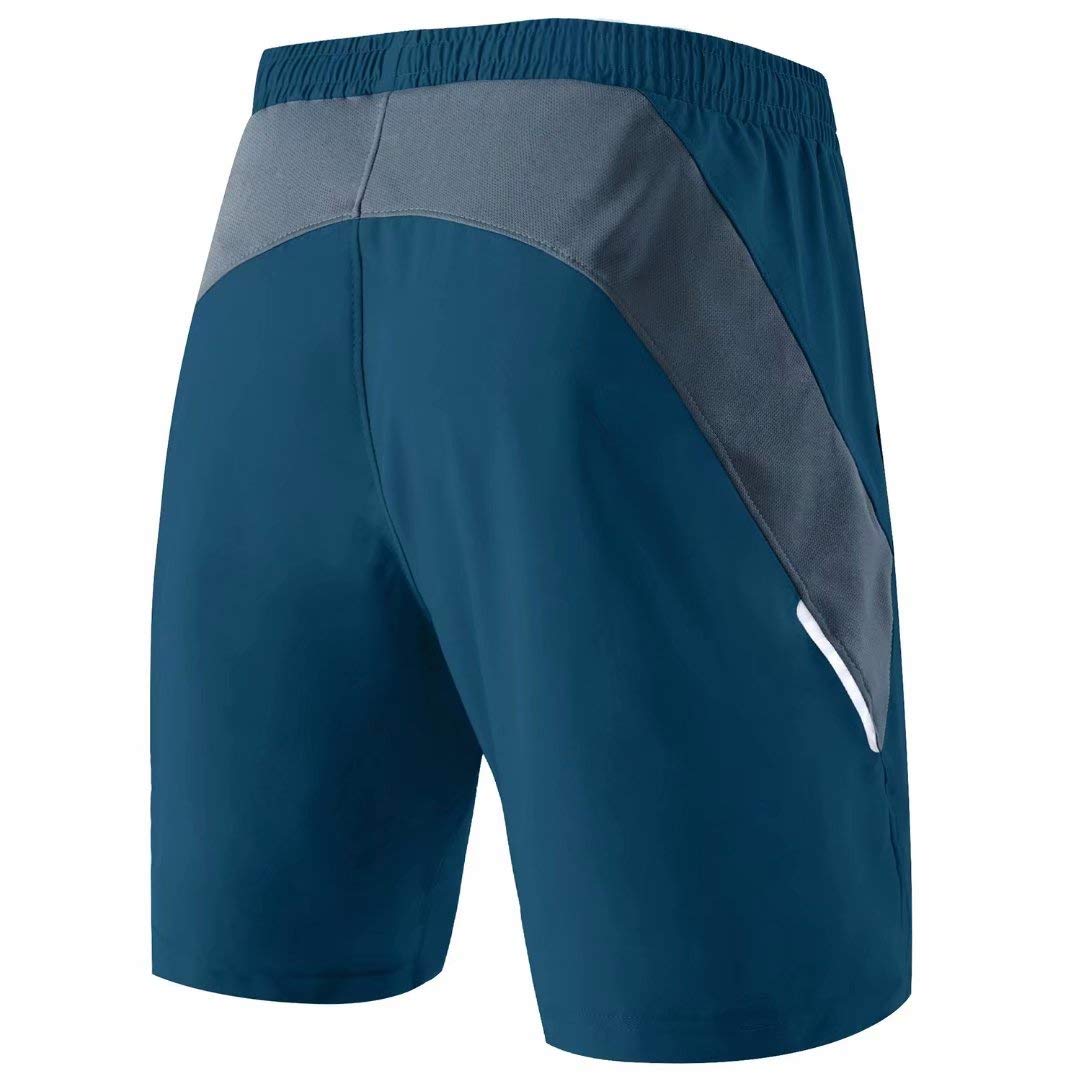 HMIYA Pantaloncini Running Uomo Leggero Sportivi Shorts Asciugatura Veloce Palestra Corsa Calzoncini con Tasca con Cerniera