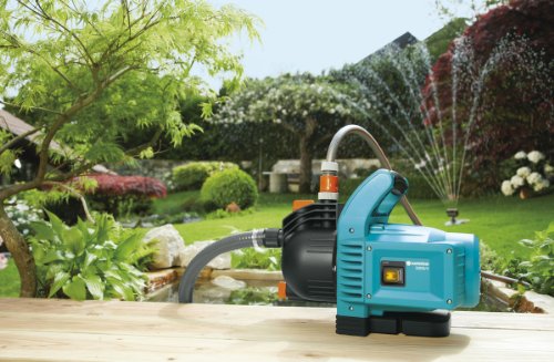 GARDENA Tuinpomp Classic 3000/4: Besproeiingspomp voor toepassing buiten, met een capaciteit van 3100 l/h, geluidsarm en duurzaam, met wateraftapschroef, onderhoudsvrij, hoge zuigkracht (1707-20) - Image 3