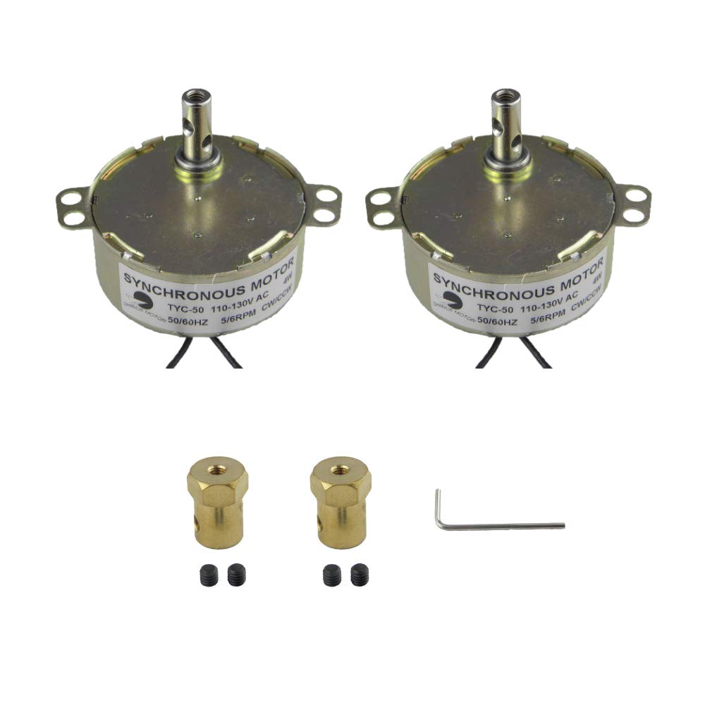 Buy Synchronous Motor TYC50 110V Turntable Motor 56RPM with 7mm