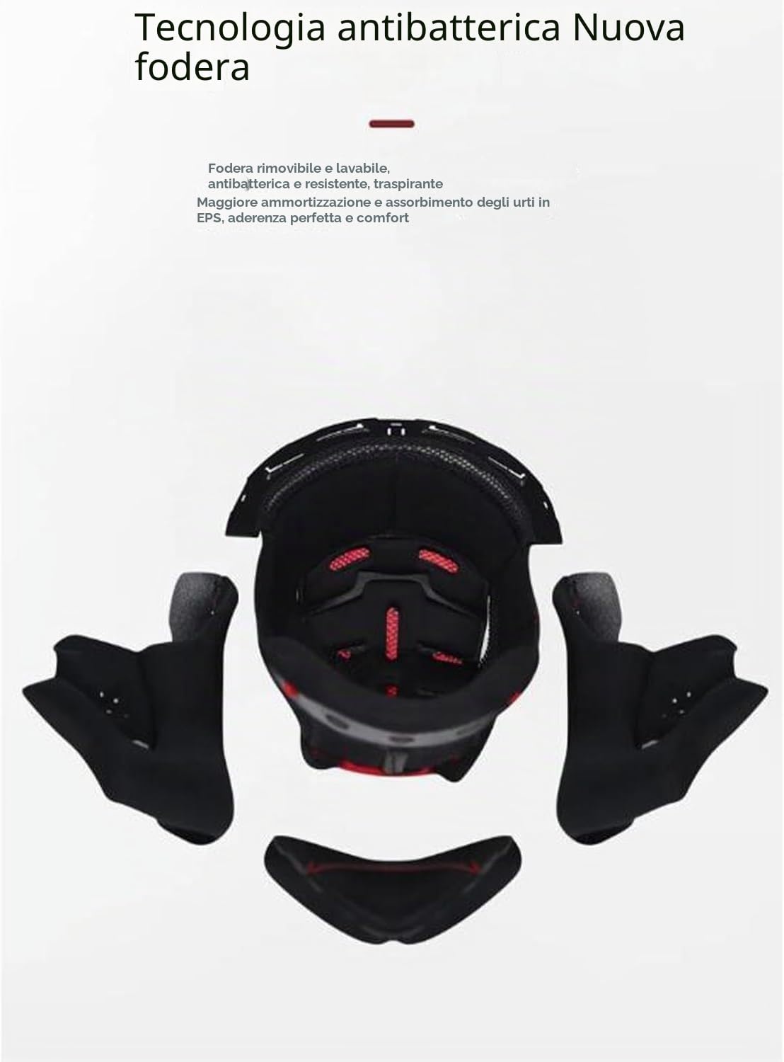 Caschi integrali da Moto in Fibra di Carbonio con Spoiler, Casco da Moto da Strada Sportivo da Turismo, omologato ECE/DOT E,L=57-58cm