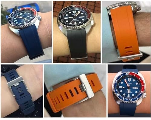 Bracelet caoutchouc fluor d'exception style COLA pour montre SRPC25J1