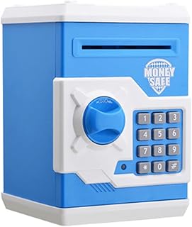 Money Saving Box Box Bank Pig Electronic ATM ATM Bank Password Coins Education Go Fish Games (C, One Size)
