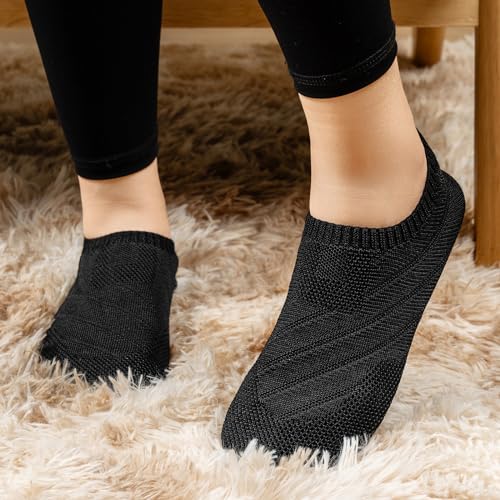 Sosenfer Men's Women's Comfort Slippers Slip On House Shoes with Outdoor Indoor Anti-Skid Rubber Sole-HEISE-42 - Image 5