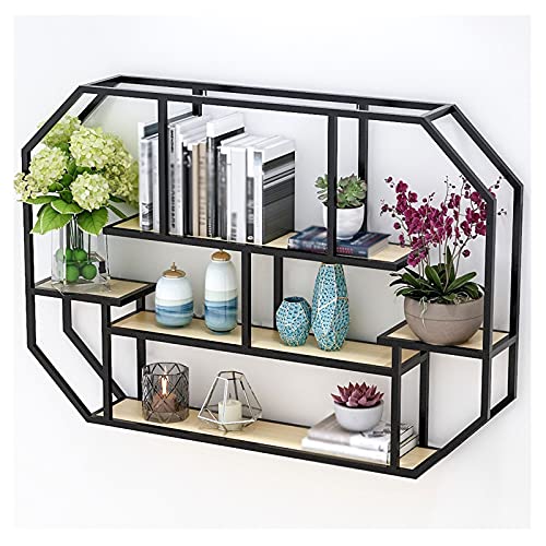 Étagère de rangement multi-niveaux en métal pour organisation de chambre et salle de bain