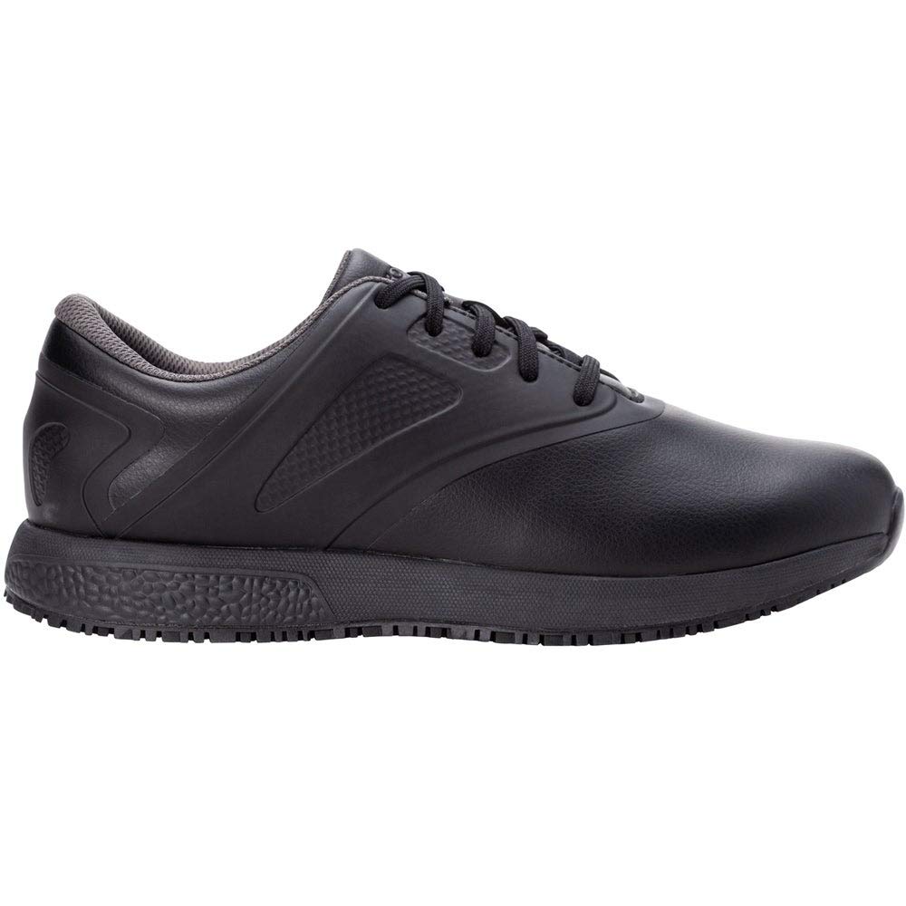 Propet Mens Slater Food Service Shoe, Black, 7 Wide