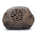 altavoces bluetooth jardin [Calidad de sonido de alta calidad]: Este altavoz Bluetooth tiene un altavoz magnético interno de alta calidad con sonido completo y tono delicado, y el altavoz de gama alta es brillante, lo que le da un efecto de sonido más en capas.