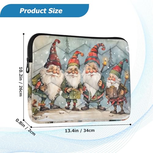 Funda para portátil 13-14 pulgadas impermeable con diseño de gnomos miniatura 3