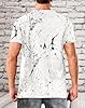 Furpazven Mens T Shirt UK Fashion Print Graphic Tshirt Hip Hop Casual T-Shirts Short Sleeve Tee Tops Shirts White Y03 3XL #2
