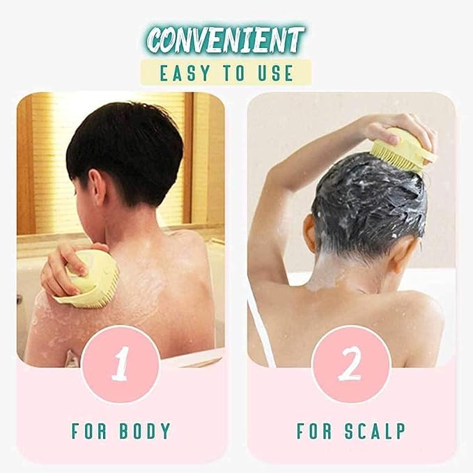 Generic Silicone Body Scrubber with Shower Gel Dispenser, 1 Count - Image 6