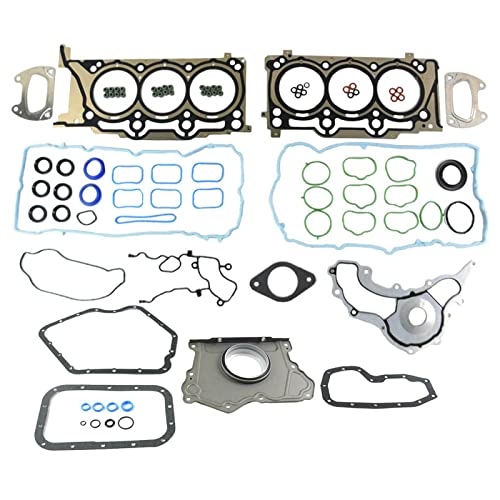 Image of HS26541PT Head Gasket Set Replacement for 2011-2016 Chrysler Jeep Grand Cherokee Dodge Ram Charger Challenger 3.6L V6 Pentastar Engine ES72467 CS26541
