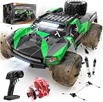 JOI MEW 1/12 All Terrain Fast RC Cars for Adults, 45 KPH Electric Off-Road RC Truck, Waterproof Remote Control Monster Truck, 2.4GHz High Speed Car W/LED Lights, Extra Tire, Gifts for Boys&Kids