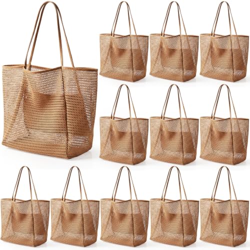 12 Bolsas de Playa Tejidas Aliceset Set de Verano miniatura 1
