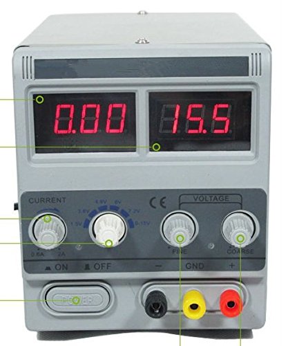 Alimentation régulée 15V 2A avec adaptateurs pour la réparation de téléphone portable Gowe 220V