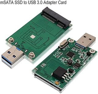 mSATA SSD Adapter to USB 3.0, Tanbin Mini SATA Use as Portable Flash