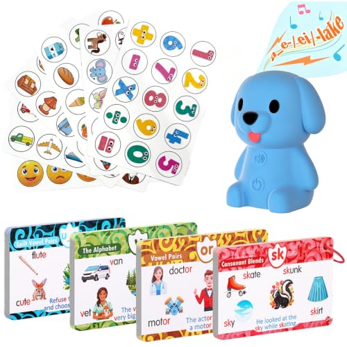 Interactive Learning Toys with Talking Pen for Preschool Education,Talking Pen with Phonics Cards, Autism Sensory Interactive Game for Kids Ages 3-8 Kindergarten Preschool Learning Activities