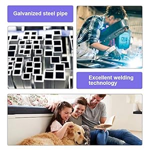 Welded Wire Dog Kennel Heavy Duty Playpen Included a Roof & Water-Resistant Cover 4'x4'x4.3' Welded Wire Dog Kennel Heavy Duty Playpen Included a Roof Water Resistant Cover 4x4x43