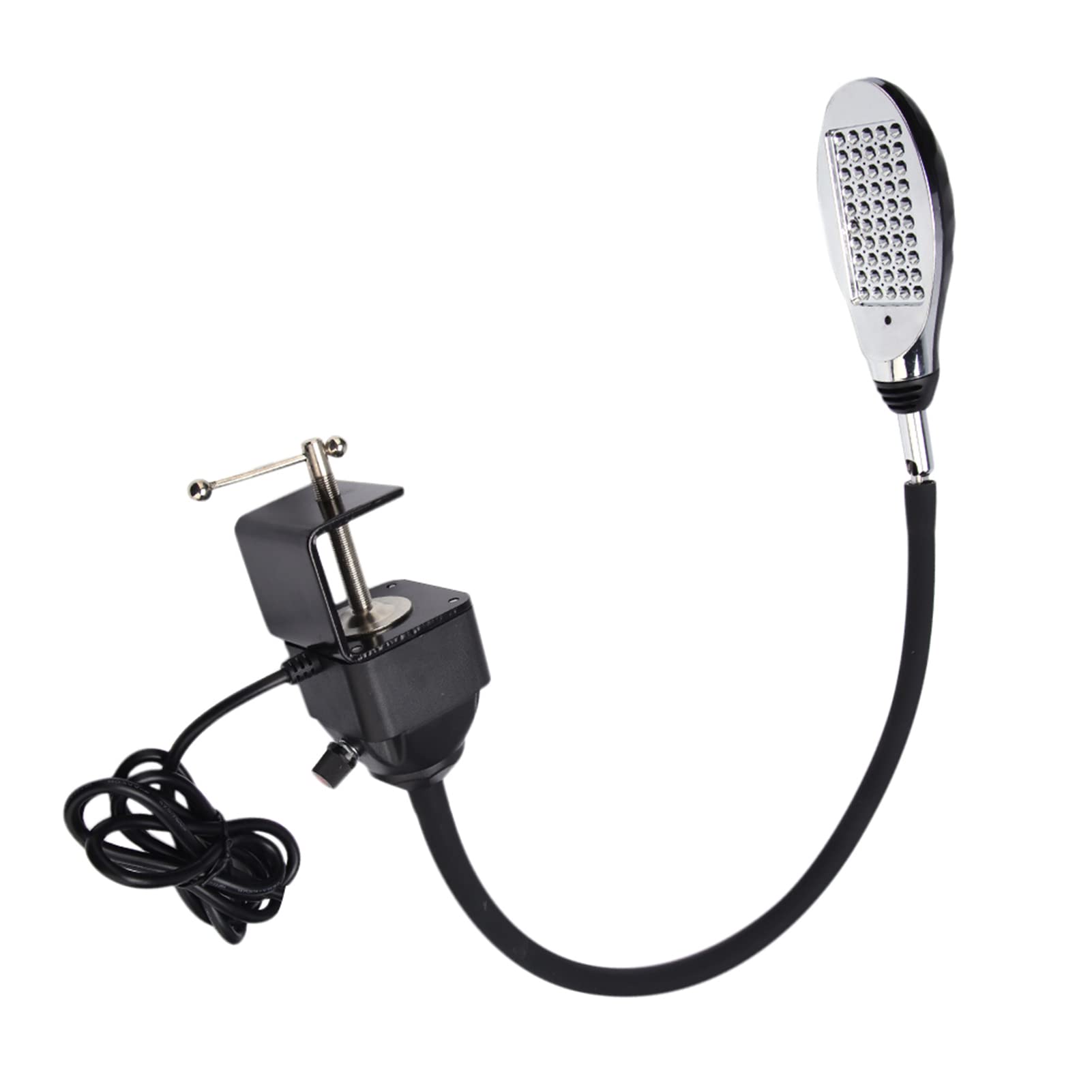 SEAFRONT Lampe à Coudre LED pour Machine à Coudre, Lampe de Travail Flexible, Lampe à Col de Cygne 8 W, Lampe de Travail Industrielle pour Machine à Coudre, 50 LED, Lumière Réglable