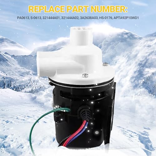 image for Tutor Auto Ice Machine Water Pump Motor Assembly Replacement for Hoshi