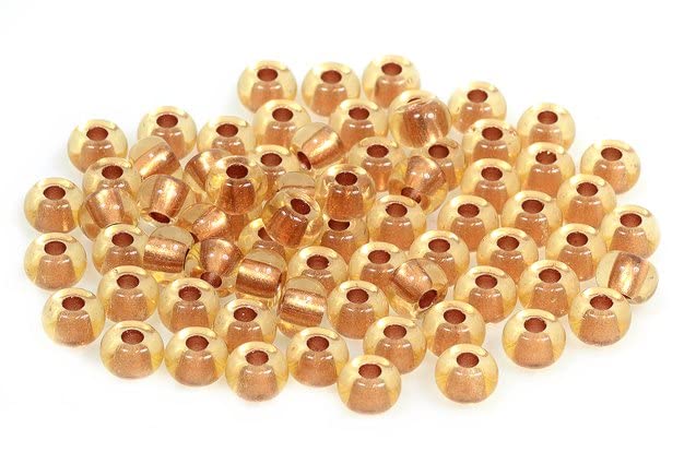 60pcs Pressed Rocailles Glass Seed Beads Preciosa Ornela 2/0, 10010 68105 (10010-68105), Bohemia Crystal Glass, Czechia 311 19 001 — image 1