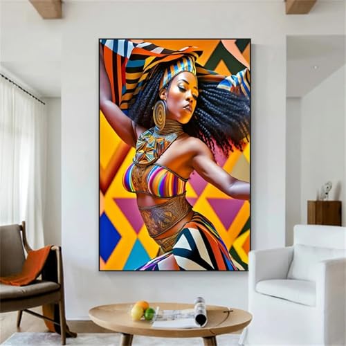 Affiche de mode colorée pour salon chic et cosy 30x40