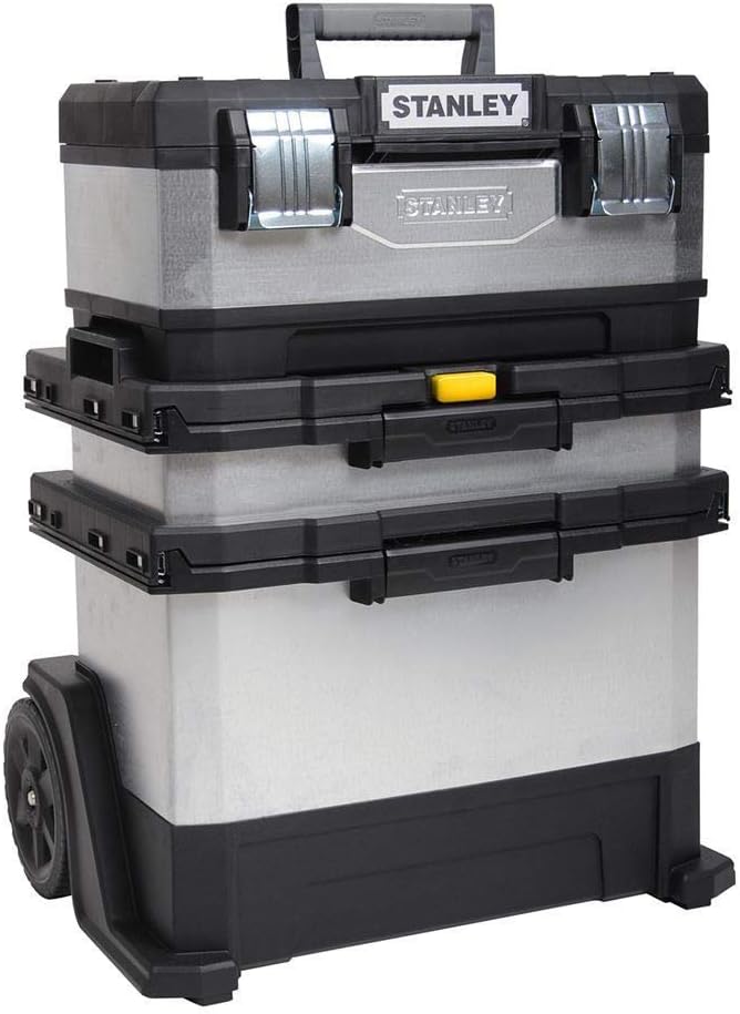 Stanley 1-95-833 Galvanised Metal/ Plastic Rolling Workshop