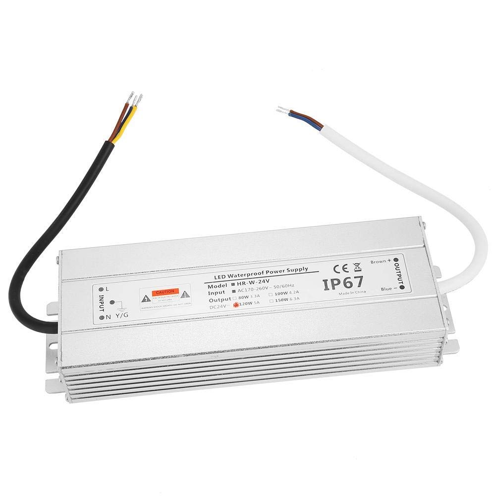 Zasilacz LED, 24 V 120 W 5 A LED listwa świetlna zasilacz IP67 wodoszczelny sterownik LED transformator zasilacz