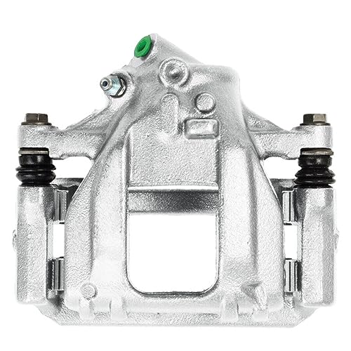 Image of Detroit Axle - Rear Right Brake Caliper w /Bracket Replacement for Dodge Freightliner Mercedes-Benz Sprinter 2500