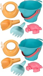 TOYANDONA 10 Peças Pás De Praia Para Crianças Balde De Praia Para Crianças Brinquedos De Areia De Praia Brinquedos De Areia De Plástico Brinquedos De Areia De Praia Moldes De Areia Para