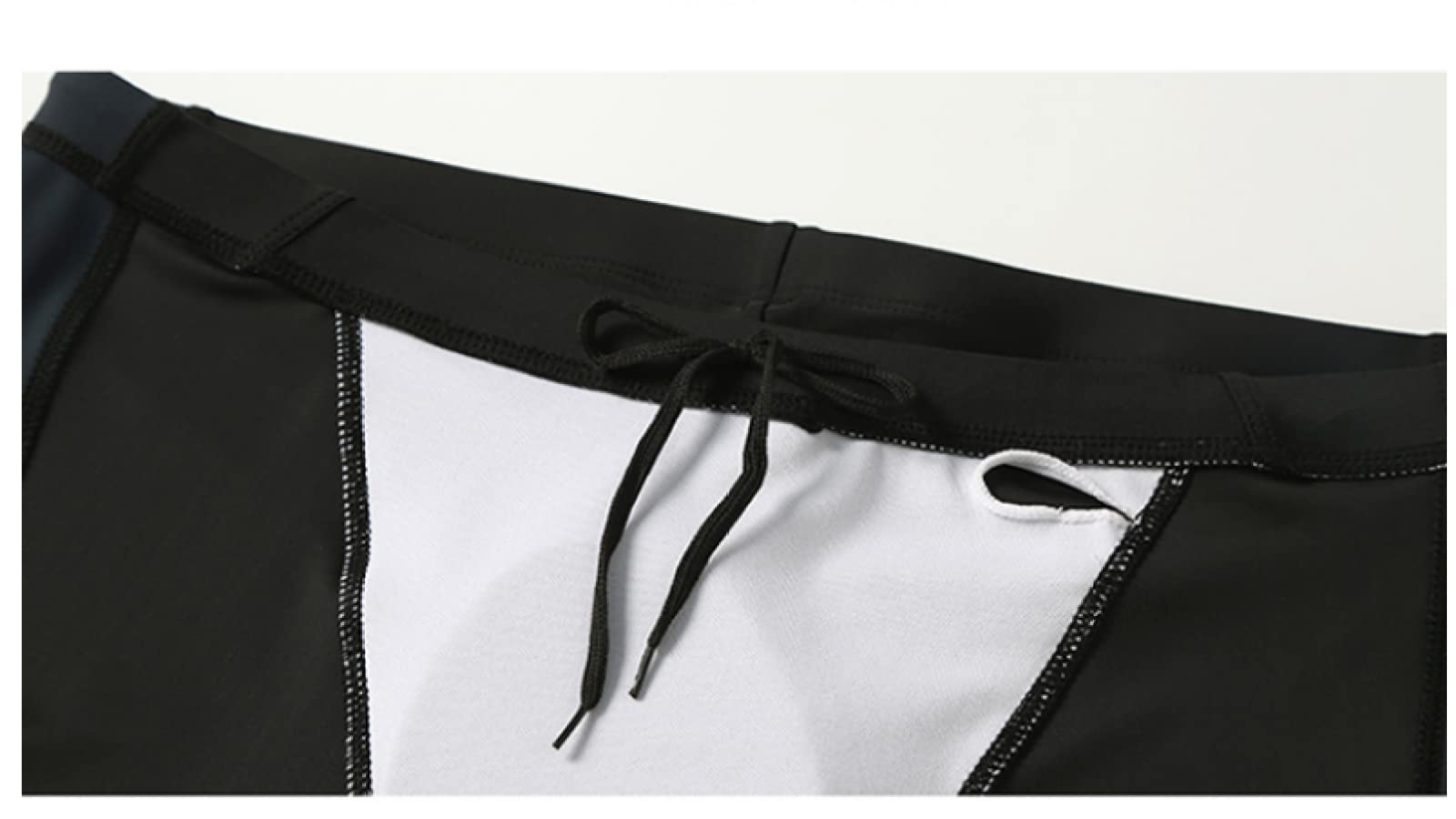 Dicker Mann Schwimmhose Herren Große Badeshorts Swimming Shorts Plus Size Badehose Herren 250 Jin Plus Fat Fat Man Badeanzug Top Ganzkörper Fat Man Langarmhose Sonnenschutz Tauchen,Oberteil + Hose-,5X