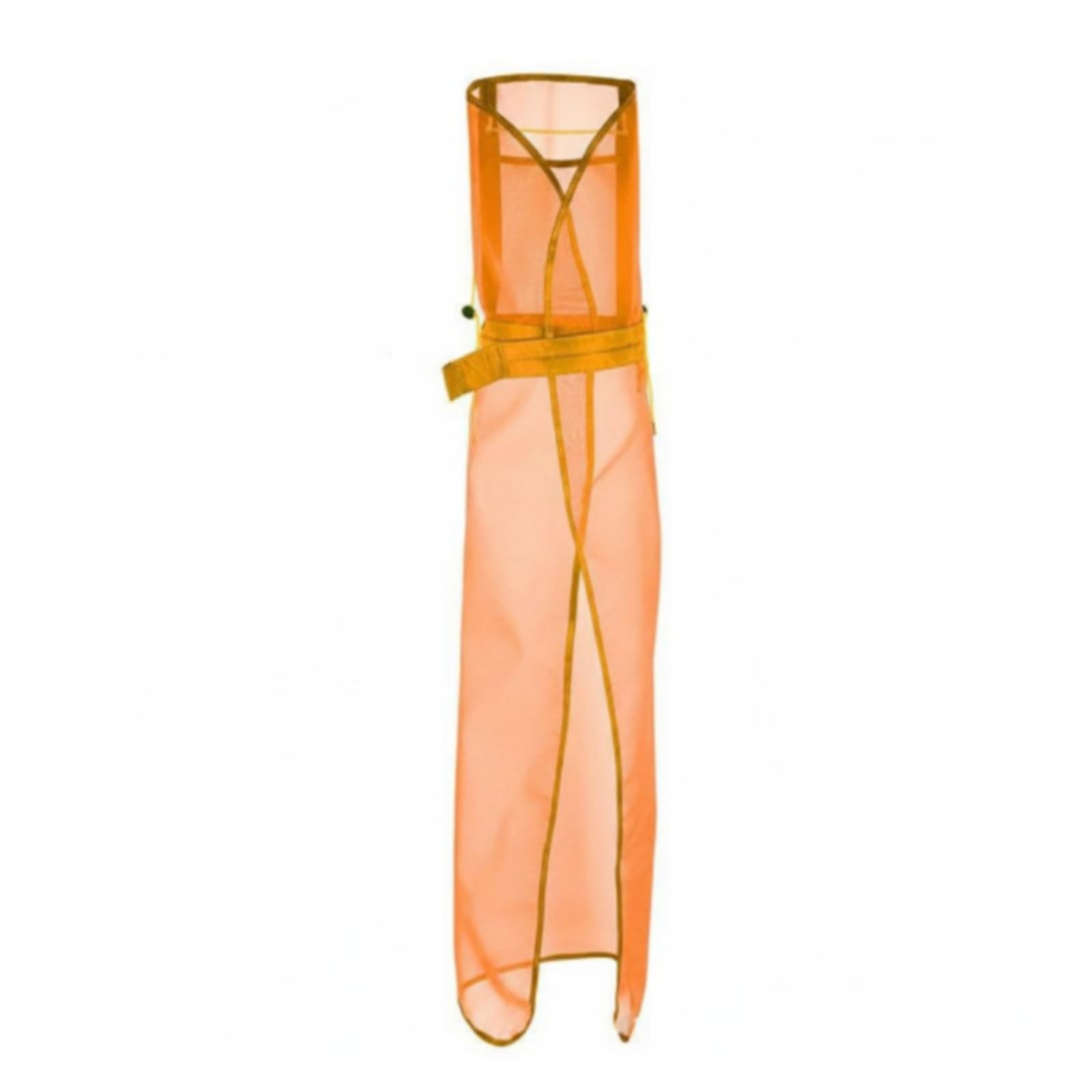 Splash Proof Mesh Mowing Apron Easy to Wear Grass Cutting Apron Full Coverage for Women, Men, Gardening, Orange, Mesh Apron-image-39
