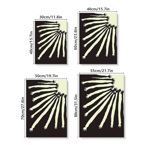 Impression sur toile HD noire et blanche grand format 60x80cm