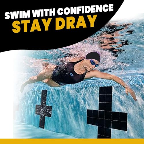 Image of MAJIK Silicone Swimming Cap for Men, Women and Kids Waterproof Swim Cap with Easy Fit Swimming Accessories (Black)