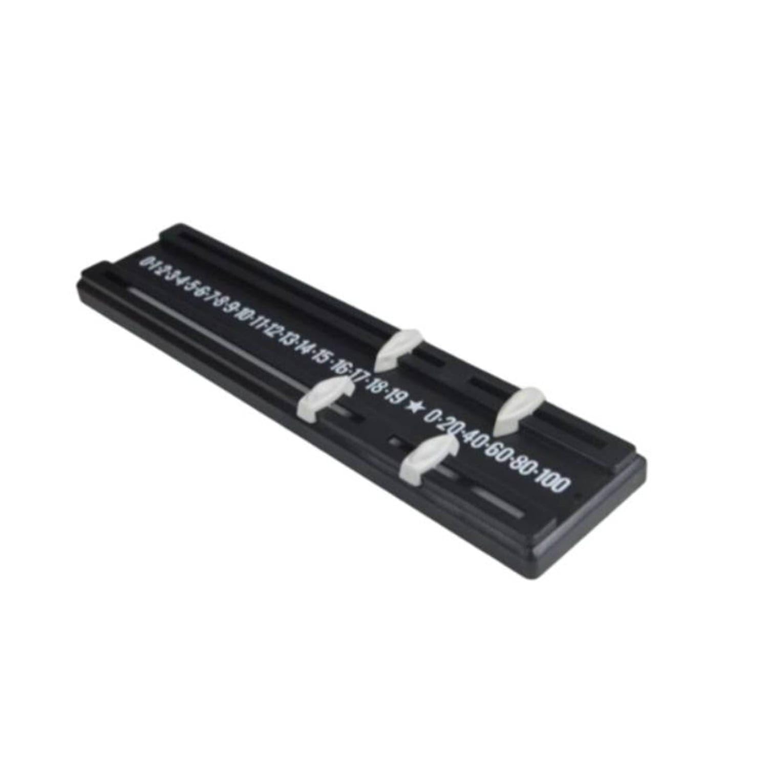 Recessed Track Cue Sports Score Counter Black Slider Score Board ABS Billiard Scoreboard White Numbers, Free-image-10