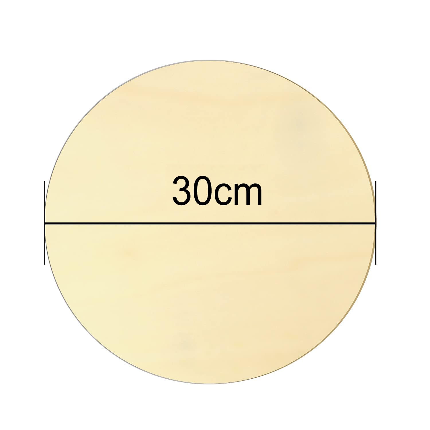 22 Dischi Di Legno Da 30 Cm Per DIY - Cerchi Per Decorazioni, Appendiabiti, Lavoretti - Foto 4