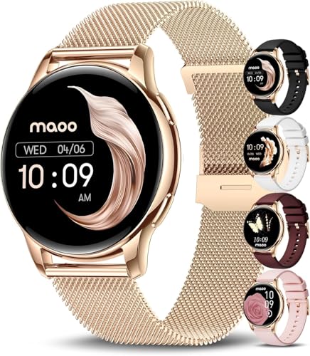 maoo Ventura Smartwatch Damen mit Anruffunktion...
