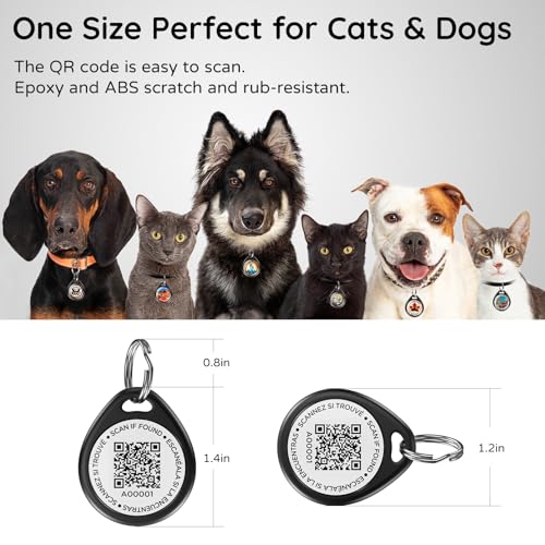 Médaille personnalisée érable noir haut de gamme pour collier connecté à code QR - 3
