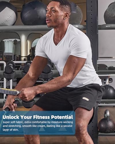 KOCLES Gynecomastia Undershirt V-Neck Chest Compression Shirt for Men Slimming Undershirt Body Shaper Shapewear2