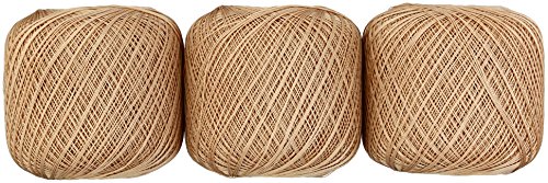 オリムパス製絲 金票 レース糸 #40 Col.733 オレンジ 系 50g 約445m 3玉セット