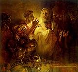 Pintura al óleo sobre lienzo – 10 famosos arte de pared – Pedro denunciando a Cristo Rembrandt -03, £70-£1500 pintado a mano por profesores de Academias de Arte