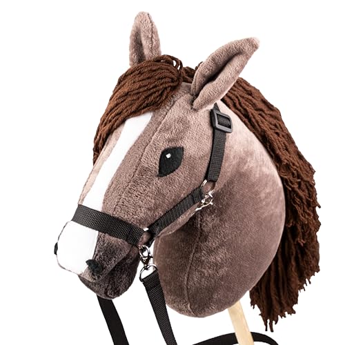 Hobby Horse Alezan SKIPPI A3 avec licol et rênes pour enfant