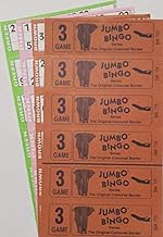 750 3 PAGE GAMES JUMBO BINGO TICKETS 6 TO VIEW JUMBO BINGO BOOKS