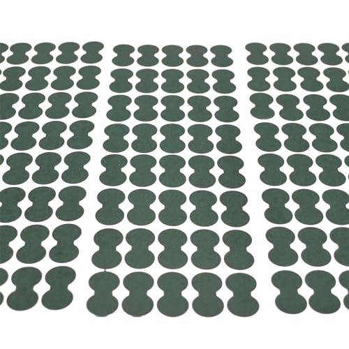 Image of 400pcs 18650 Battery Insulator Ring Self-Adhesive Hollow Insulating Cardboard Electrical Insulating Adhesive Paper Green (Solid)