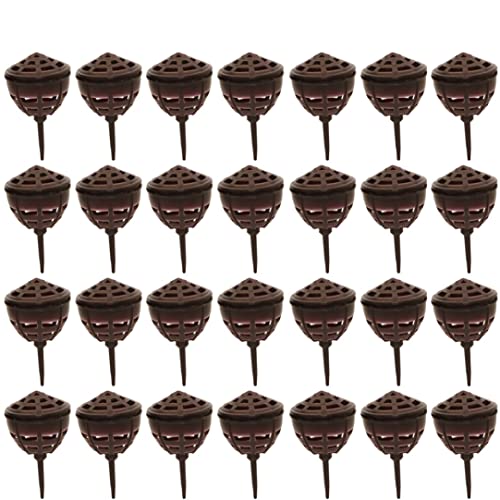 Dorccsi Panier d'engrais pour bonsaï, réutilisable, en Plastique, pour Outils de Jardin, Pots pour Fleurs, Plantes succulentes, 100 pièces