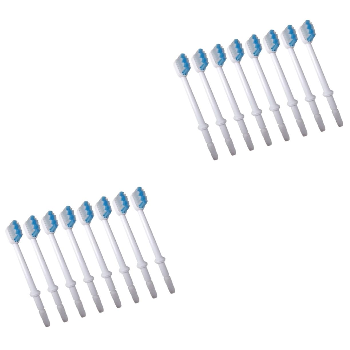 Hemobllo 2 Series Cabezal De Cepillo Para Irrigador Oral Accesorios Duraderos Para Limpieza Interdental Compatible Mayoría De Irrigadores Bucales Para Uso Familiar Y Reemplazo 8 Piezas*2