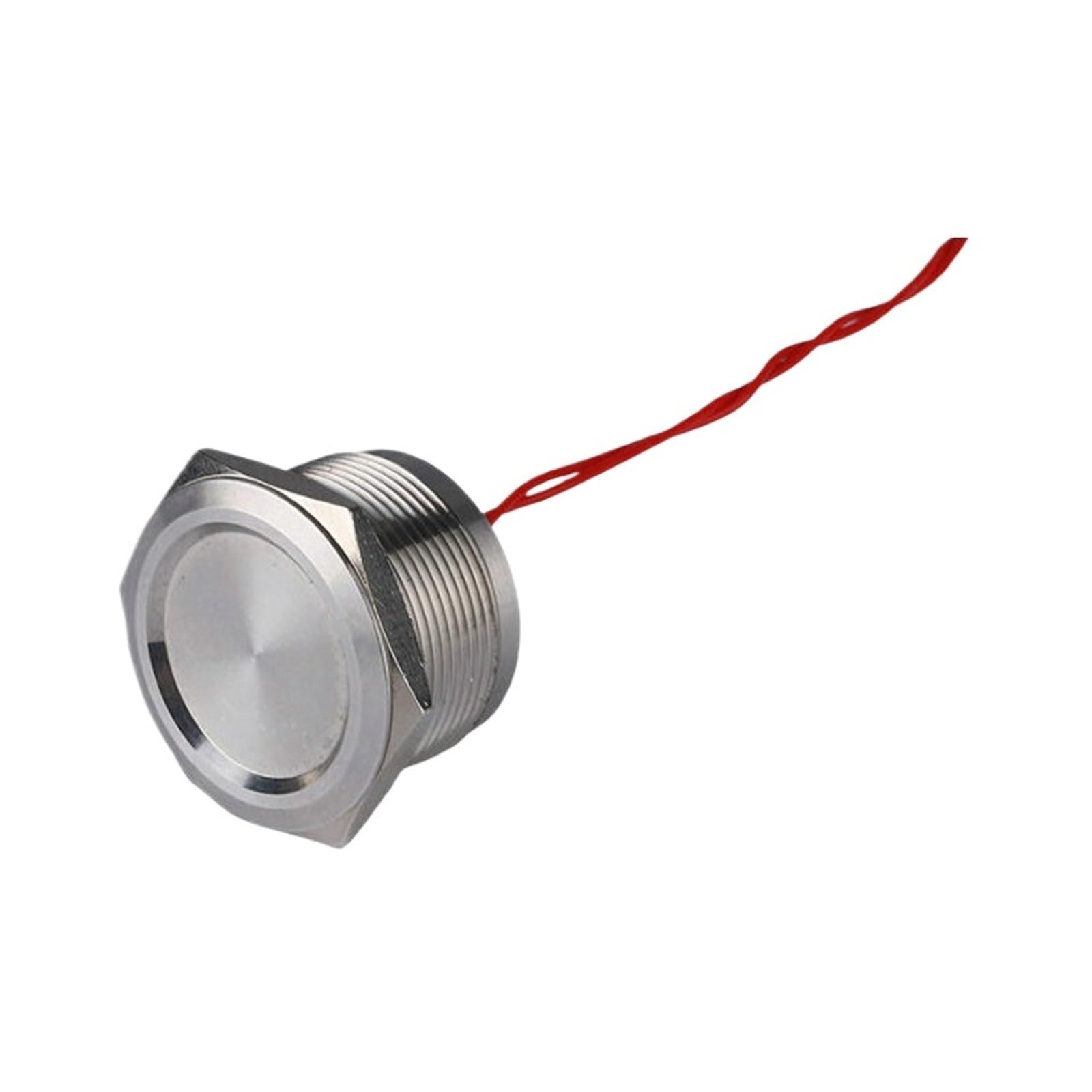Interrupteur piézo concave 22mm anti usure avec câblage de 30 cm