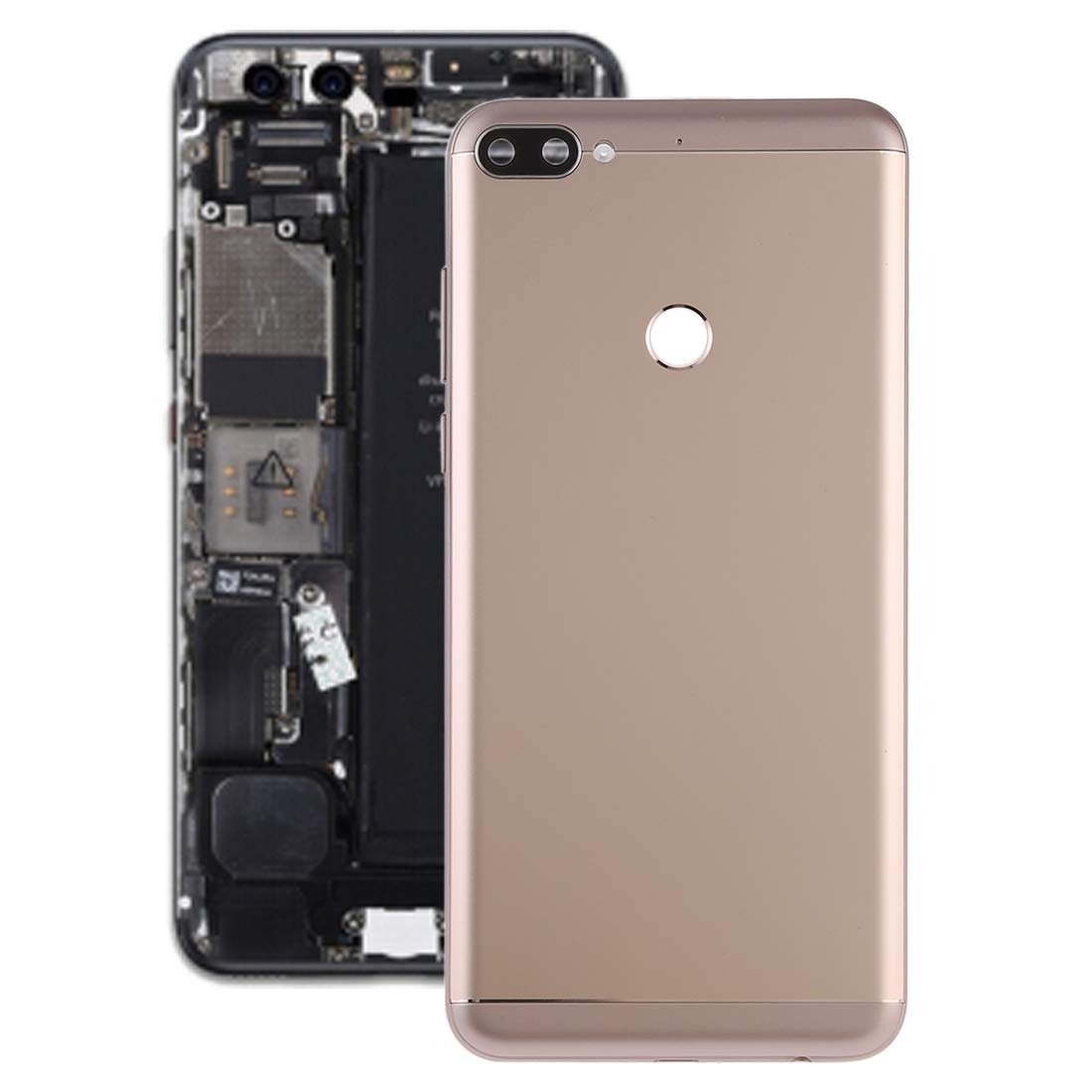 Couverture arrière de batterie Lenovo K5 Note résout le problème de coque fissurée