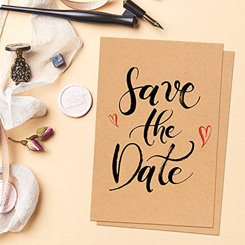 image for Sweetzer & Orange Blank Postcards for Mailing. 60 Kraft 4x6 Plain Mess