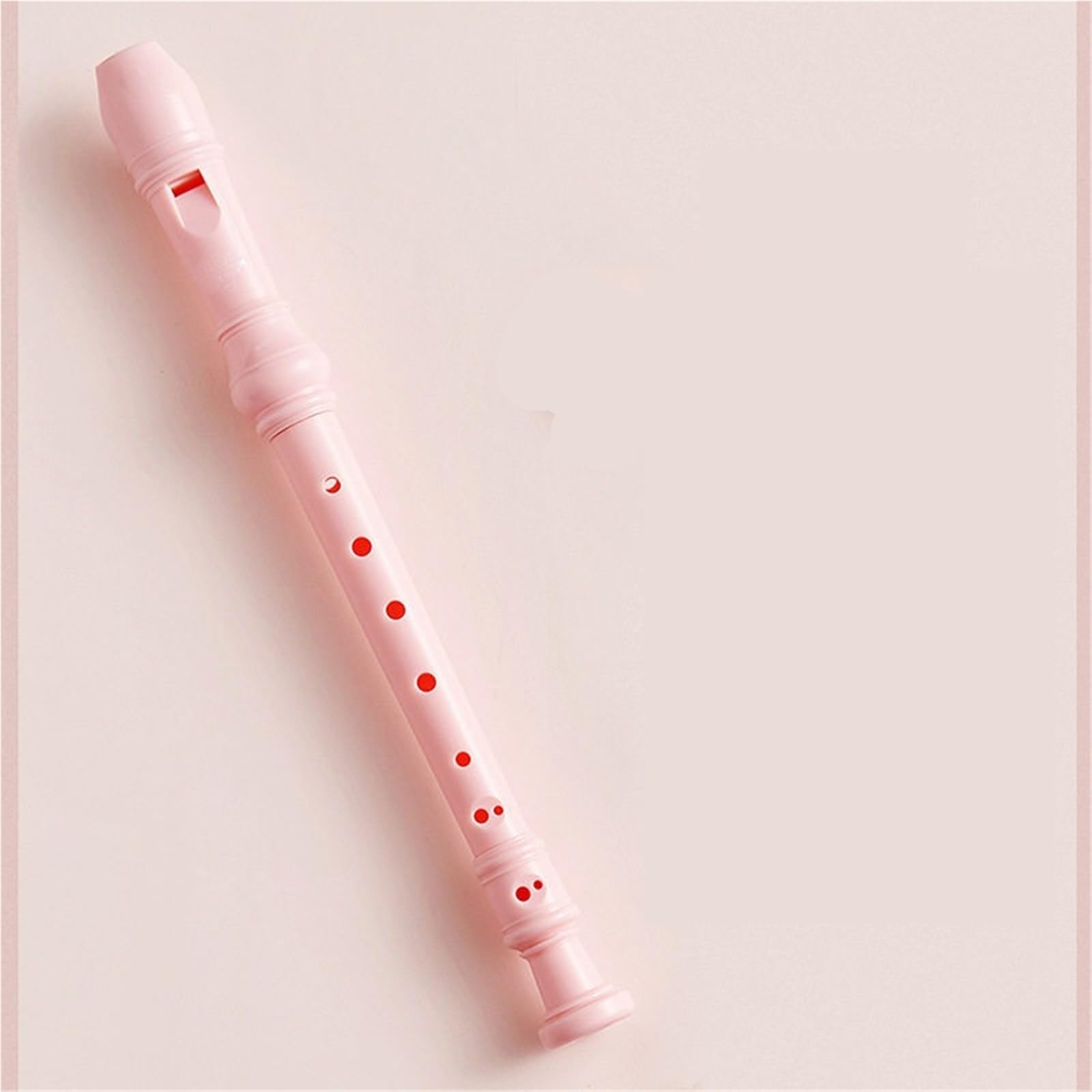 Flauta Dulce Profesional Flauta Dulce Soprano De 8 Agujeros (digitación Alemana) Ideal Para Adultos Principiantes(Pink)